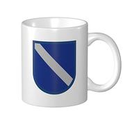 Coffee Mug Former Us Army 17Th Aviation Brigade-Pathfinder Platoon Beret Flash Tea Cup with Handle Personalised Porcelain Mug, for Tea, Men, Women, 330ml
