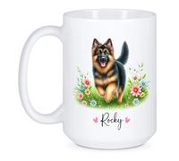 Coffee Mug Germans Shepherds Ceramic Mugs Novelty Work Mugs Coloured Ceramic Tea Cup for Home Kitchen Gift 330 Ml
