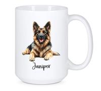 Coffee Mug Germans Shepherds Ceramic Tea Cup Coloured Coffee Cups Funny Tea Mug for Home Kitchen Presents 330 Ml
