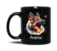 Coffee Mug Germans Shepherds Coffee Cups Fine Patterns Tea Mug Multicoloured Ceramic Mugs for Presents Office Gifts Home 330 Ml