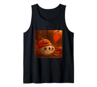 Coffee Mug Halloween Pumpkin Hat Cute Jack O’Lantern Tank Top