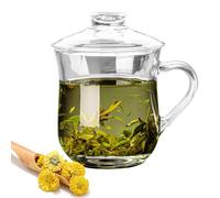 Coffee Mug, Heat Resistant Tea and Espresso Cup & Transparent Latte with Lid, Elegant Durable Design, Glassware Category with Usage for Home Daily Use Entertaining