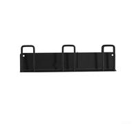 Coffee Mug Hooks Wall Mounted Storage Solution With Painted Steel Frame For Kitchen Cabinet Side Of Fridge Or Interior Wall Mounting(Black A)