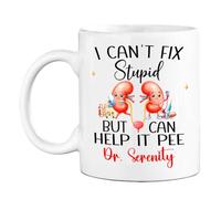Coffee Mug I Can't Fix Stupid But I Can Help It See Mug Coffee Cups Novelty Tea Mug Coloured Ceramic Mugs for Office Gifts Home Kitchen 330 ML