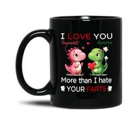Coffee Mug I Love You More Than I Hate Your Farts Coffee Cups Novelty Tea Mug Fine Patterns Work Mugs for Kitchen Gift Home 330 Ml