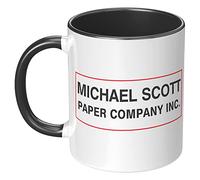 Coffee Mug Ink Michael Scott Paper Company Classic Mug Humous Tea Cups for Restaurant Office Men