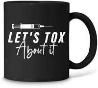 Coffee Mug Let's Tox About It Ceramic Mugs Decorations Work Mug Premium Ceramic Cup for Work Office Birthday 330Ml