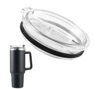 Coffee Mug Lid Replacement - 8.5cm Splash Proof Skinny Lid, Drink Bottle