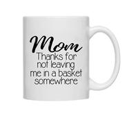 Coffee Mug Mum - 8 x 9.5 cm, 350 ml, Funny Mum Mug | Ceramic Coffee Mug for Mother's Day, Tea Cup with Handle, Heat Resistant Drinkware, Gift for Women, Morning Drink Cup, K