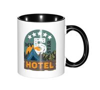 Coffee Mug My Five Star Hotel Camp Large Handle Family Ceramic Tea Cup Exquisite Art Gifts Print Mug 11Oz