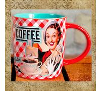 Nostalgic-Art Cup, Ceramic, Say It 50's-Have A Coffee, 1 Count (Pack of 1)