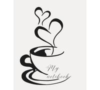 Coffee Mug Notebook: Total Pages: 400 Ruled Pages Size: 7.5x 9.25- Ideal for school, college & personal notes