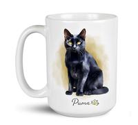 Coffee Mug Personalized Bombay Cat Tea Cup Decorations Ceramic Mugs Novel Personalised Mug for Anyone Kitchenware Office 330ML