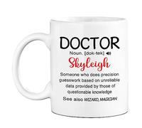 Coffee Mug Personalized Doctor Definition White Tea Cup for 330ML
