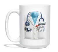Coffee Mug Personalized Doctor White Ceramic Mugs for Office 330ML