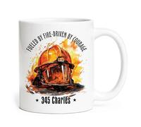 Coffee Mug Personalized Fueled By Fire Tea Cup Funny Ceramic Cup Novel Ceramic Mugs for Work Anyone Office 330ML