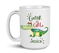 Coffee Mug Personalized Gator Girl Tea Cup Novel Ceramic Cup Decorations Ceramic Mugs for Anyone Office Work 330ML