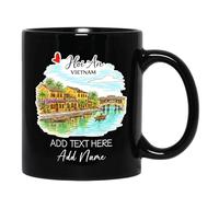 Coffee Mug Personalized Hoi an Vietnam Black Tea Cup for Anyone 330ML