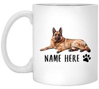 Coffee Mug Personalized Name Red Lying,Custom Text Work Mug Funny Ceramic Cup Novel Tea Cup for Office Men Women Birthday