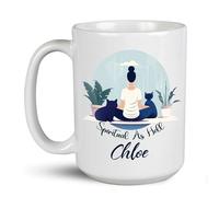 Coffee Mug Personalized Spiritual As Hell Tea Cup Novel Personalised Mug Funny Ceramic Cup for Work Office Anyone 330ML