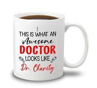 Coffee Mug Personalized This is What an Awesome Doctor White for 330ML