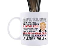 Coffee Mug - Republican Humor Cup, Presidential Gift Idea | Funny Quote Ceramic Tea Cup 350ml, Political Satire Present, Great Birthday From Dad Mom,