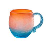 Coffee Mug - Sea Sunset Cup, 12oz Ceramic Vessel with Heat-Resistant Insulation, Artistic Beverage Drinkware, Stylish Hot Cold Liquid Container for Desk Kitchen Office Study Room Home Camping