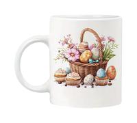 Coffee Mug Set Mug Easter Bunny Mugs 325ml Colorful Holiday Funny Ceramic Mugs Easter Party Cups for Home School Table Centerpieces (B, 9. 5X8. 2X8. 2cm)