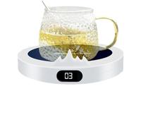 Coffee Mug Warmer - 3 Temperature Settings Tea Heater Plate | Plug-in Auto Shut Off Coffee Cup Heater - for Workplace Travel During Lunch Home Living Room Kitchen