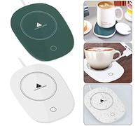 Coffee Mug Warmer,Electric Cup Warmer with Auto Shut Off,55℃Beverage Heater,Smart Cup Warmer, USB Mug Warmer for Desk,Electric Beverage Warmer for Cocoa, Tea, Milk, Drinks (White)