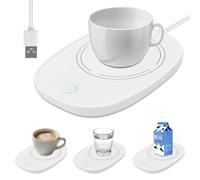 Coffee Mug Warmer for Desk,55℃ Constant Temperature USB Smart Cup Warmer Cup Heater Coaster,Electric Smart Beverage Warmer Drink Warmer Coffee,Tea and Milk Hot Plate for Heating for Office Home Desk