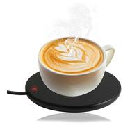 Coffee Mug Warmer for Desk Cup Warmer Plate 3-Temp Settings 40-60℃ Portable Heated Coaster USB Powered for Home Office 8 Hours Auto Shut Off for Heating Teapot Beverage Drinks Tea Milk Coco Candle