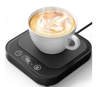 Coffee Mug Warmer for Desk, Smart Coffee Cup Warmer for Desk with 4 Temperature & 5 Timer Control, 8H Auto Shut-off, Electric Beverage Warmer for Coffee, Tea, Milk, Home, Office (Cup Not Included)