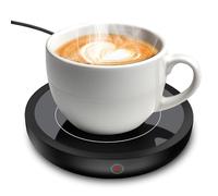 Coffee Mug Warmer for Desk Smart Cup Warmer 4hrs Auto Shut Off, Mug Warmer Electric Heated Coaster Up to 176°F/80℃ with 3 Temp Settings Heating Coffee, Tea, Milk, Candle for Office Home