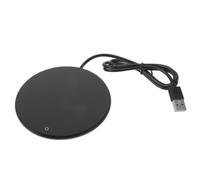 Coffee Mug Warmer Mat, USB Type C 55 Degree Black Aluminum Alloy