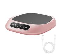 Coffee Mug Warmer, Portable USB Heating Coaster 3 Temp Settings Smart Cup Warmer with Non-Slip Mat for Coffee Tea Beverage Milk Hot Drinks