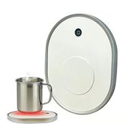 Coffee Mug Warmer - Smart Wireless Cup Heating Plate, Fast | Portable Desk Heater with Automatic Shutoff, Heavy Duty Office Home Beverage for Table Use Thanksgiving Christmas