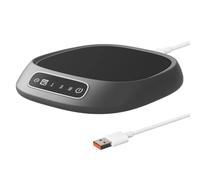 Coffee Mug Warmer,USB Electric Smart Beverage Cup Warmer with 3 Temperature Settings (55/65/75℃)&Timer & 8h Auto Shut Off,Quick Heating Suitable for Office, Travel,Desk Home