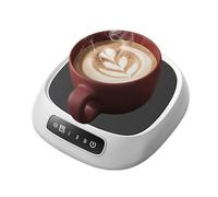 Coffee Mug Warmer - USB Powered Cup Heating Plate, Smart Temperature Control Coaster | Electric Tea Warmer, 3 Level Heat Settings for Milk, Beverages, and Hot Drinks at Home or Office Desk