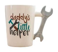 Coffee Mug with Wrench Spanner Handle,Unique Gifts for Men Dad Father's Day from Daughter and Son,400ML/14oz Funny Ceramic Mug for Husband,Boyfriend on Birthday,Anniversary,Valentine's Day (Color2)