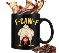 Coffee Mugs, 11.8oz Ceramic Rooster Novelty Decoration Coffee Mug, Chicken Milk Water Drinkware, Daily Drinkware & Festive Gift for Home, Kitchen, Office, Bar & Birthday Christmas Use