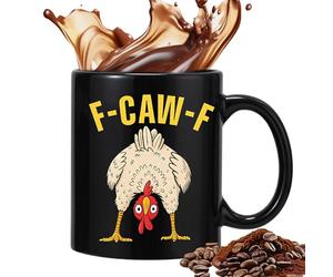 Coffee Mugs, 11.8oz Ceramic Rooster Novelty Decoration Coffee Mug, Chicken Milk Water Drinkware, Daily Drinkware & Festive Gift for Home, Kitchen, Office, Bar & Birthday Christmas Use