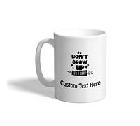 Coffee Mugs Do Not Grow up It is A Trap Star Arrow Mugs Christmas 330ml | Porcelain Mug Novelty Ceramic Coffee Mug for Sister Love's day Kitchen
