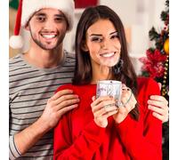 Coffee Mugs in - Insulated Clear Coffee Mugs, Premium Heat Resistant Glassware, Modern Stylish Design Temperature Maintaining for Comfortable Sipping |