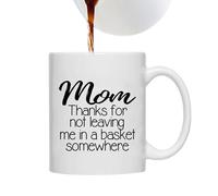 Coffee Mugs - Small Coffee Cup 350ml, Funny Tea Mug, Best Dear Mom Ever Mugg | Novelty Ceramic Cup for Mom Women Mug from Son Daughter Gift to A Child Mumy for Birthday Mother's Day