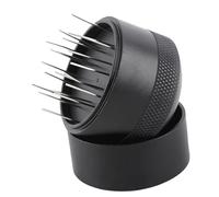 Coffee Needle Distributor, Rust Resistant Coffee Needle Distributor with Base Stainless Steel Espresso Coffee Needle Stirrer for Cafes Home (53MM)