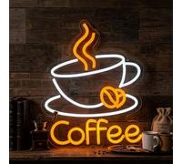 Coffee Neon Sign LED Light for Cafe Coffee Bar Wall Decor USB Powered