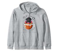 Coffee Newfoundland Donut Newfie Zip Hoodie