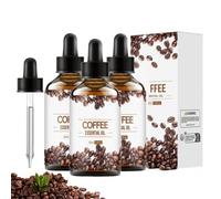 Coffee Oil, Pure Coffee Aromatherapy Essential Oil for Skin, Body & Hair Care, Rejuvenating and Firming Oil, Diffuser Oils for Home, Aromatherapy, Making Candle, Soap, Bath Bombs (3PC)