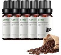 Coffee Oil Pure & Natural Essential Oil, Coffee Essentia Oils for Hair Growth, Hair Care and Massage, Body Oils to Renew Skin Cells, Natural Therapeutic Grade Organic Aromatherapy Diffuser (5)